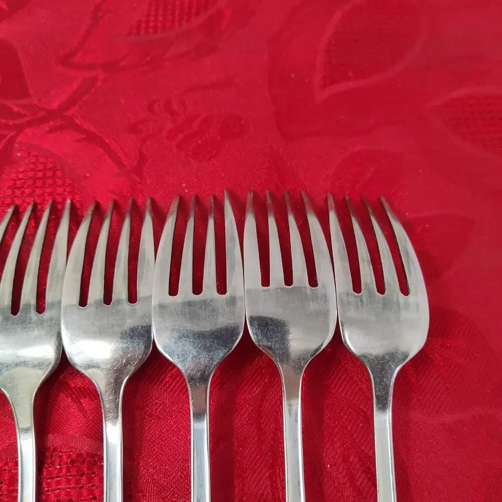 7X DF Colonial Shell Stainless Dinner Forks Korea